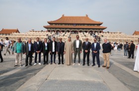 سعود بن صقر يزور متحف القصر الامبراطوري في بكين