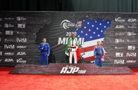 أبطال الإمارات يرفعون رصيدهم إلى 18 ميدالية ملونة في ختام جولة أبوظبي جراند سلام للجوجيتسو بميامي