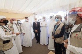 الهلال الأحمر يدشن المرحلة الأولى من برنامج تطعيم اللاجئين بمخيم مريجيب الفهود