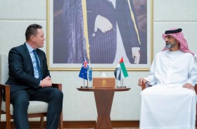 ولـي عـهـد عـجـمـان يسـتـقـبـل ســفير نـيـوزيلـنـدا