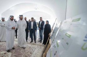 سلطان بن أحمد القاسمي يضع حجر أساس وقف الأمل الخيري