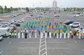 بلدية مدينة أبوظبي و(تدوير) ينفذان حملة شاملة لتعقيم أبوظبي وضواحيها 