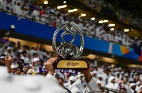 حمدان بن مبارك يتلقى تهنئة رئيس الاتحاد الآسيوي بمناسبة فوز العين باللقب القاري