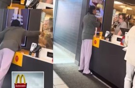 تحرق موظفة مطعم بالقهوة بعد تأخر طلبها