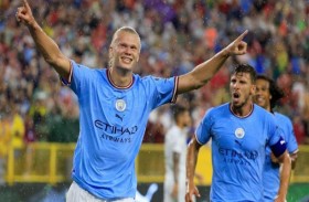هالاند يفتتح أهدافه مع مانشستر سيتي ويقود الفريق للفوز على بايرن ميونخ وديا