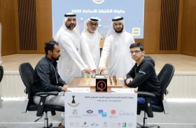 سالم عبدالرحمن يحقق الفوز الأول في «الشارقة لأساتذة الشطرنج»