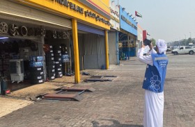 بلدية مدينة أبوظبي تنفذ حملة توعوية للعاملين في 30 ورشة حرفية في مصفح بشأن الاشتراطات الصحية