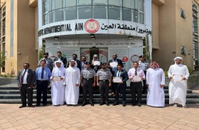 شرطة أبوظبي تكرم شركاء التوعية المرورية في العين