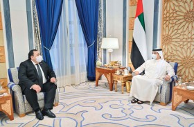 منصور بن زايد يستقبل نائب وزير خارجية جمهورية تركمانستان