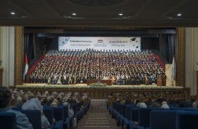 سلطان بن أحمد القاسمي يشهد حفل تخريج طالبات جامعة الشارقة