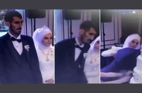 يفقد الوعي في حفل زفافه
