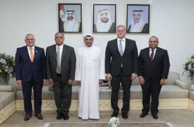 حاكم الفجيرة يستقبل وزير البترول المصري ويبحث معه التعاون في مجالات الطاقة والبترول 