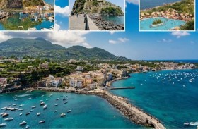 جزيرة إيطالية تخفي مدينة غارقة وكهوفاً مذهلة