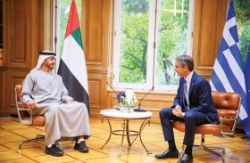 رئيس الدولة ورئيس وزراء اليونان يؤكدان توافق الرؤى بشأن العديد من القضايا والملفات 