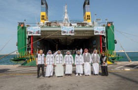 بتوجيهات حميد بن راشد.. عجمان تواصل دعم غزة بـ 410 أطنان من المساعدات في رمضان ضمن عملية الفارس الشهم 3