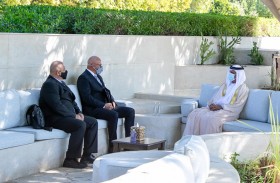 حاكم رأس الخيمة يستقبل سفير التشيك لدى الدولة