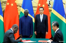 جزر سليمان تدافع عن الاتفاق الأمني مع الصين 