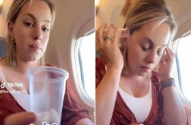 انسداد الأذن في الطائرة.. ممرضة تكشف حيلة ذكية