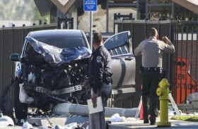 سيارة متهورة توقع مصابين في مركز لتدريب الشرطة