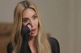 كيم كارداشيان تبكي على الهواء بسبب كانييه ويست