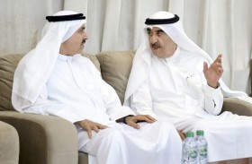 حاكم أم القيوين يتقبل تعازى رئيس المجلس الوطنى الاتحادى في وفاة عبدالله بن أحمد المعلا