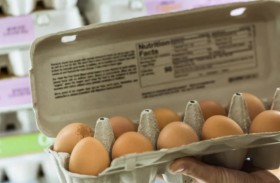 بيضة دجاجة غريبة بدون قشرة تثير ضجة