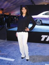 الممثلة ميشيل رودريغيز خلال حضورها حفل تقديم لفيلم  Fast X  في لوس أنجلوس.  رويترز