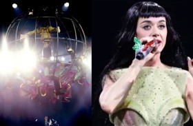 كاتي بيري تتعرض لحادث مرعب على المسرح 