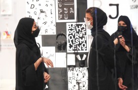 معرض فني لعرض مشاريع تخرج طالبات كلية الفنون والصناعات الإبداعية