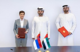 مكتوم بن محمد يستقبل رئيسة وزراء صربيا ويشهد توقيع اتفاقية تعاون ثنائي في التحديث الحكومي بين البلدين