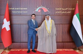 صقر غباش ورئيس مجلس الولايات السويسري يبحثان التعاون البرلماني