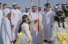 حاكم الشارقة يفتتح المرحلة الأولى لمزرعة مليحة للألبان ويطلق هويتها