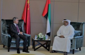 غرفة رأس الخيمة والسفير الصيني يستعرضان فرص التعاون التجاري