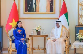 حاكم رأس الخيمة يستقبل نائبة رئيس فيتنام