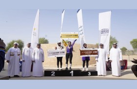 تتويج الفائزين بـ «تحدي منتزه مليحة الوطني للدراجات»