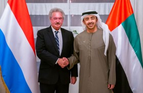 عبدالله بن زايد يستقبل وزير خارجية لوكسمبورج