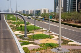 بلدية مدينة أبوظبي تطور الجزيرة الوسطية لشارع سلطان بن زايد الأول في أبوظبي