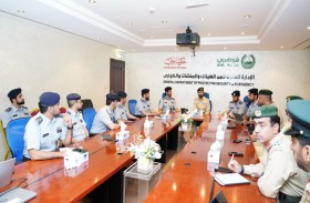 بحث سبل تعزيز التعاون بين شرطتي دبي وأبوظبي في تأمين الفعاليات