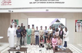 «معهد العلوم في الهند» يطلع على عمل الأدلة الجنائية بشرطة دبي