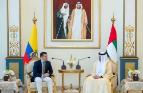 حاكم رأس الخيمة يستقبل رئيس جمهورية الإكوادور