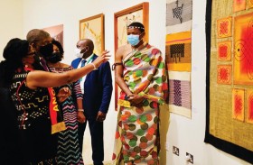 جناح أنغولا في إكسبو 2020 دبي يختتم فعاليات معرض فن التواصل 