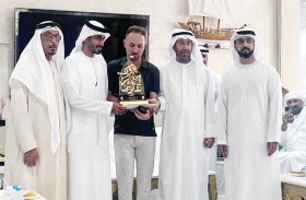 أحمد الطنيجي يشهد ختام المعسكر التراثي الصيفي الأول لجمعية المطاف للتراث والفنون البحرية