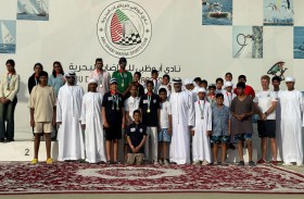 «أبوظبي للرياضات البحرية» يتوج أبطال «الإبحار الشراعي»