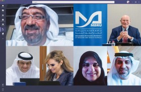 رئيس جامعة محمد بن راشد للطب والعلوم الصحية يلتقي برئيس مجلس أمناء شركة ميرك الألمانية للعلوم الحيوية 