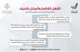 النيابة العامة للدولة توضح عقوبة الفعل الفاضح العلني المخل بالحياء