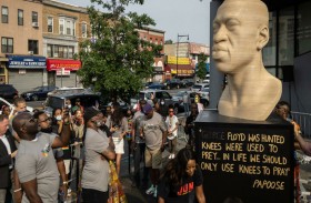 تظاهرة في ميشيغن بعد قتل شرطي أبيض رجلا أسود 