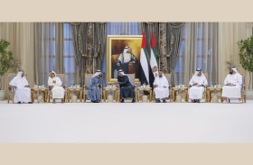 رئيس الدولة يستقبل حكام الإمارات وأولياء العهود ونواب الحكام بمناسبة شهر رمضان المبارك