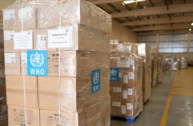 بدعم من دولة الإمارات .. إيصال إمدادات طبية من منظمة الصحة العالمية إلى إيران