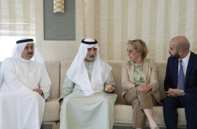 نهيان بن مبارك يستقبل رئيسة لجنة الشؤون الخارجية بمجلس الشيوخ الإيطالي