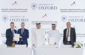 «الفجيرة للموارد الطبيعية» توقّع مذكرات تعاون مع مؤسسات عالمية